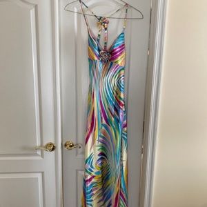 La Femme Long Gown Dress